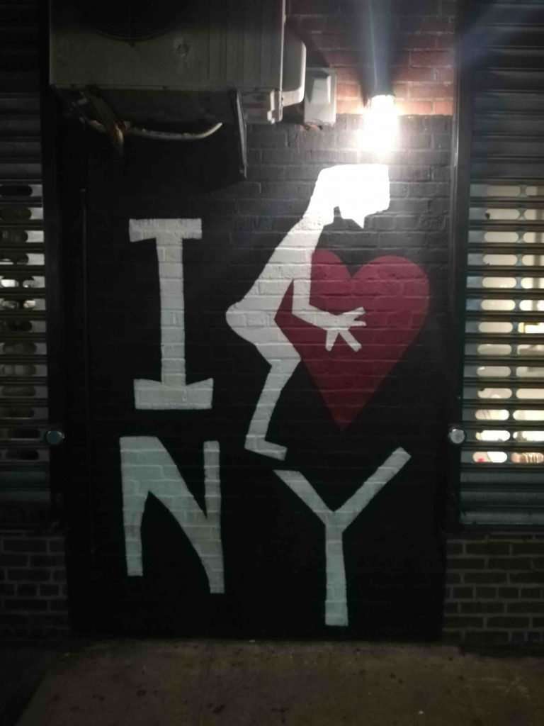 nyc art murals I love NY