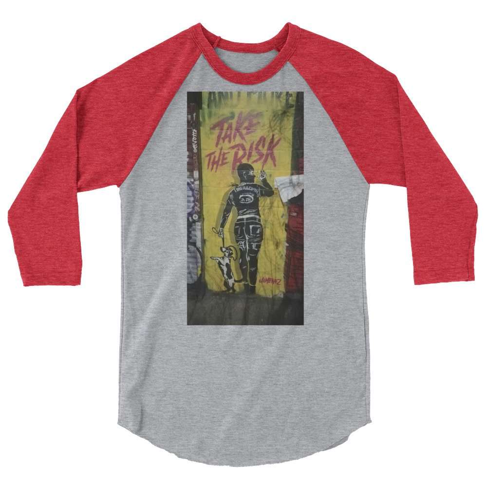 Take The Risk Raglan T-Shirt - Image 2