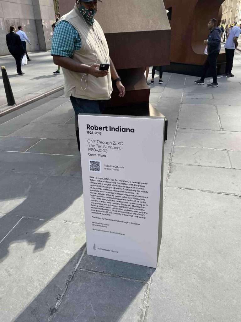 The tenth numbers Rockefeller center NYC