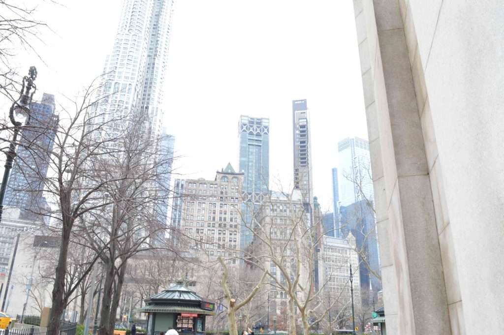View from city hall nyc