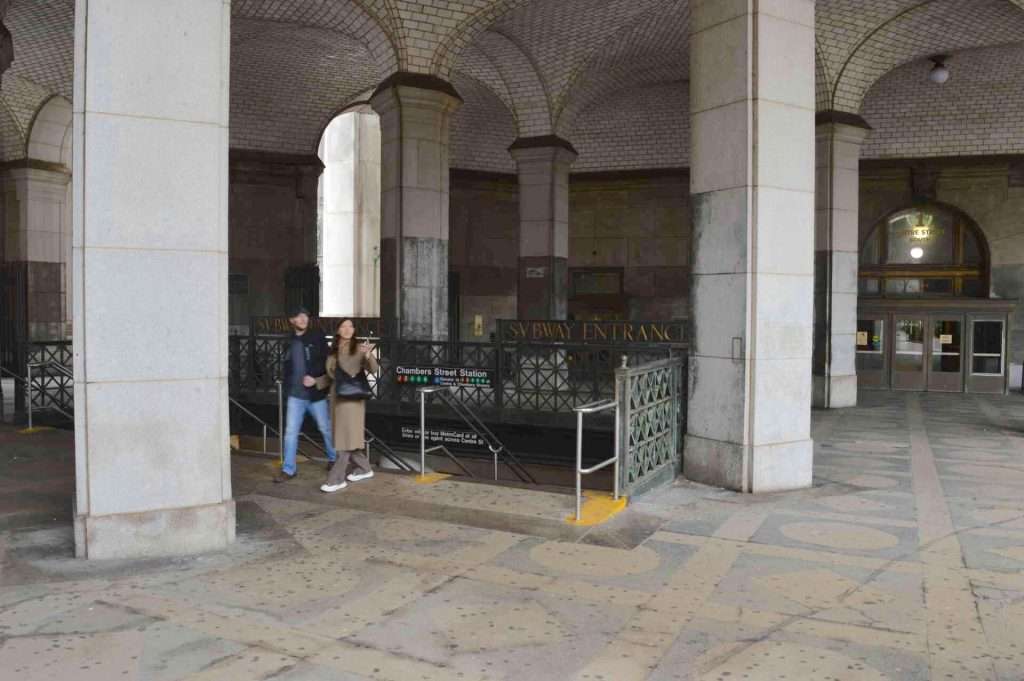 Subway entrance