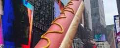Hot dog in Times Square