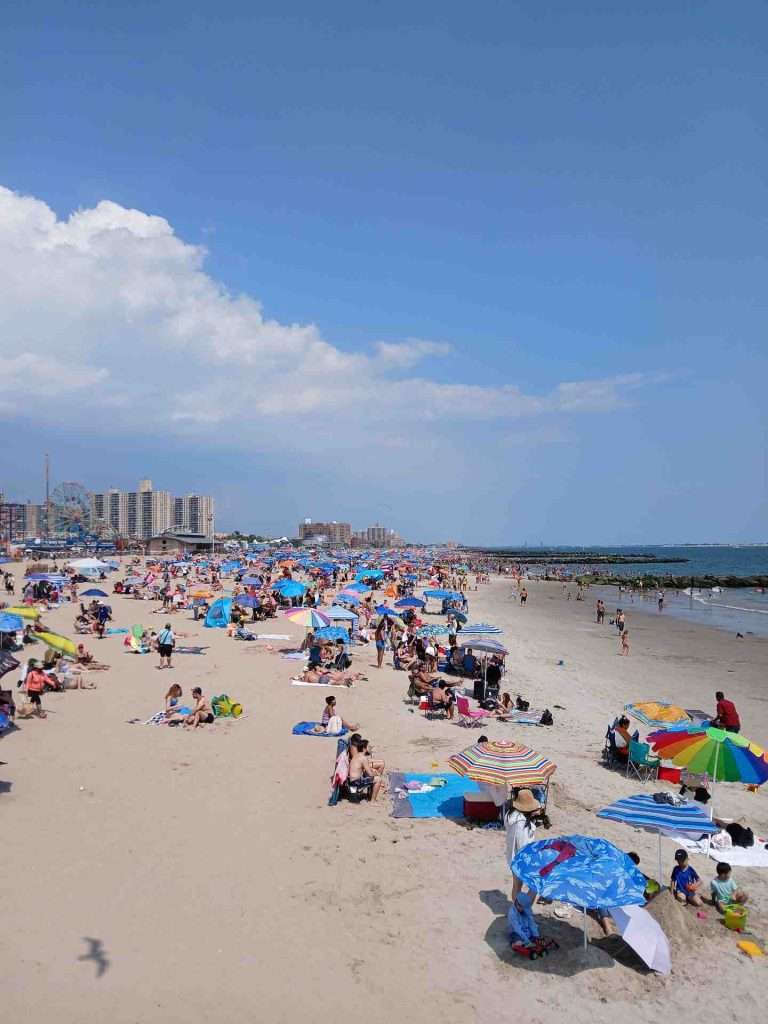 Coney Island beach NYC