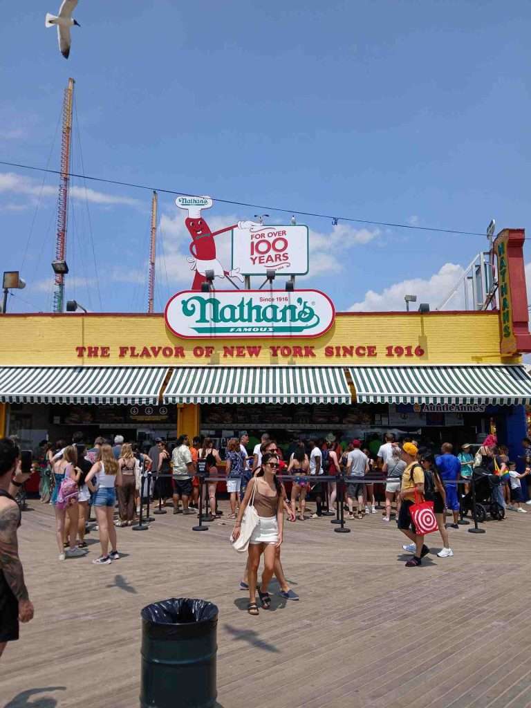 Nathans hot dog