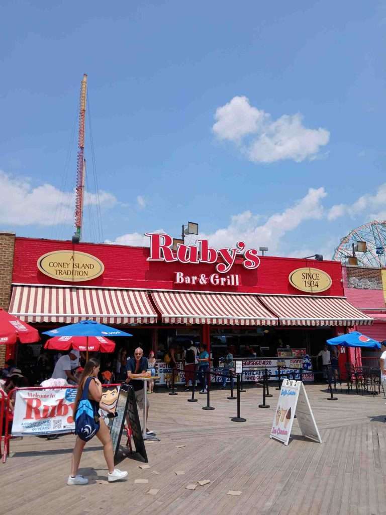 Ruby's bar at Coney Island