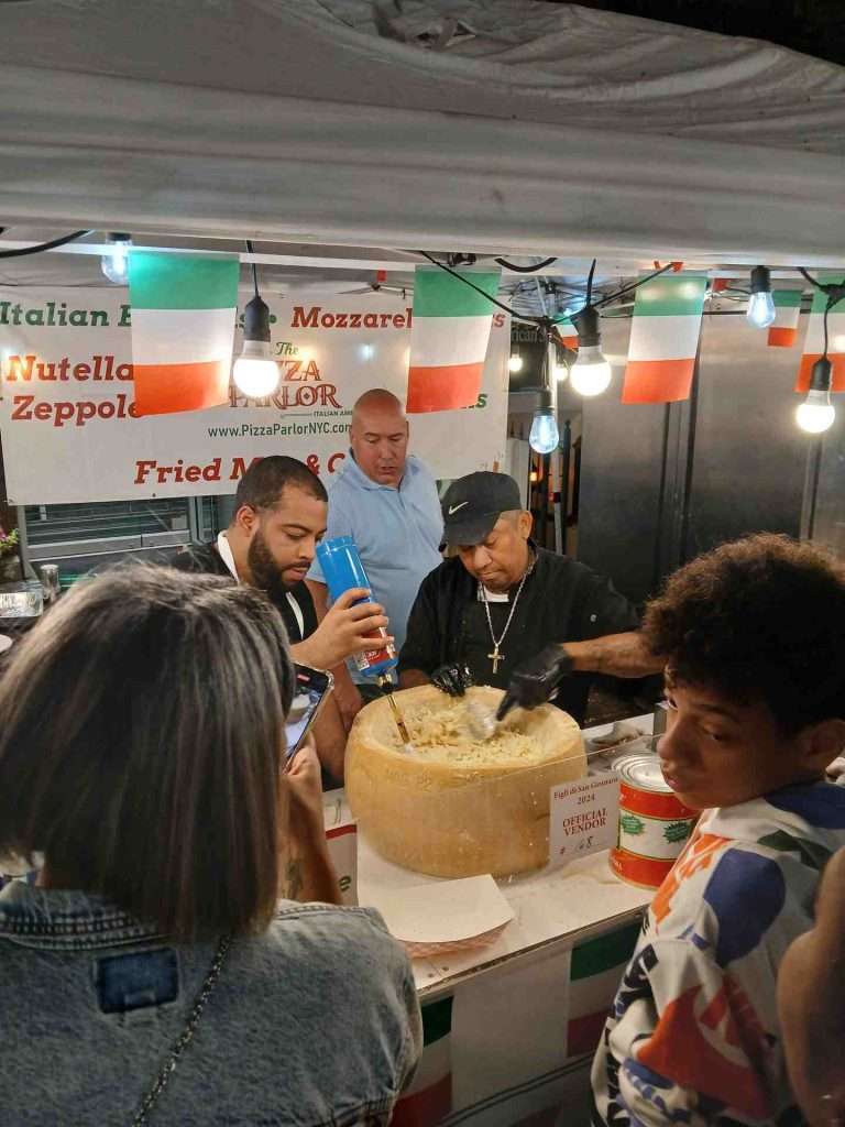 Mozzarela at Italian festival