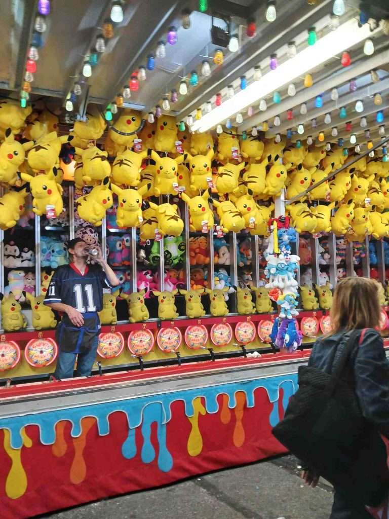 San Gennaro pikachu at festival NYC