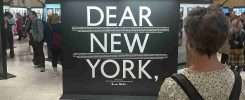 Dear New York Exhibit at Grand Central