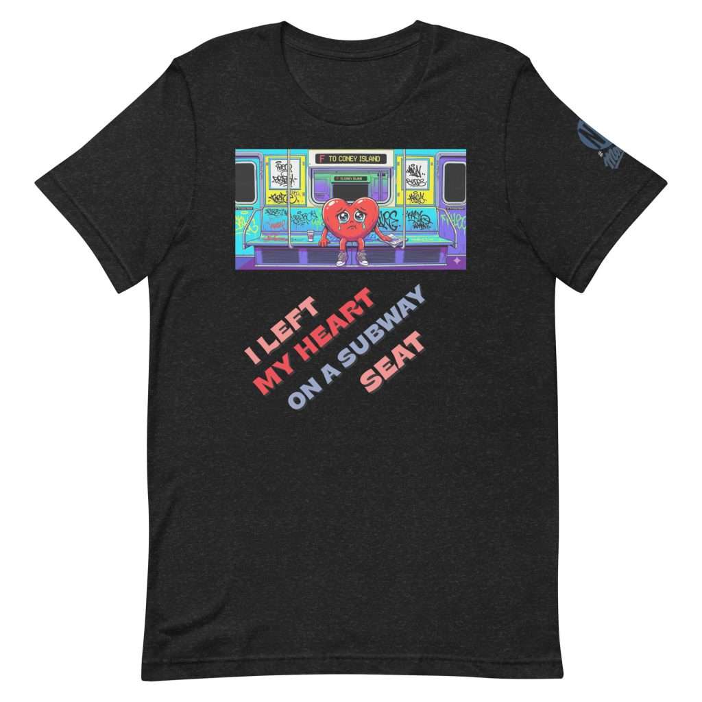 I Left My Heart on a NYC Subway Seat T-Shirt