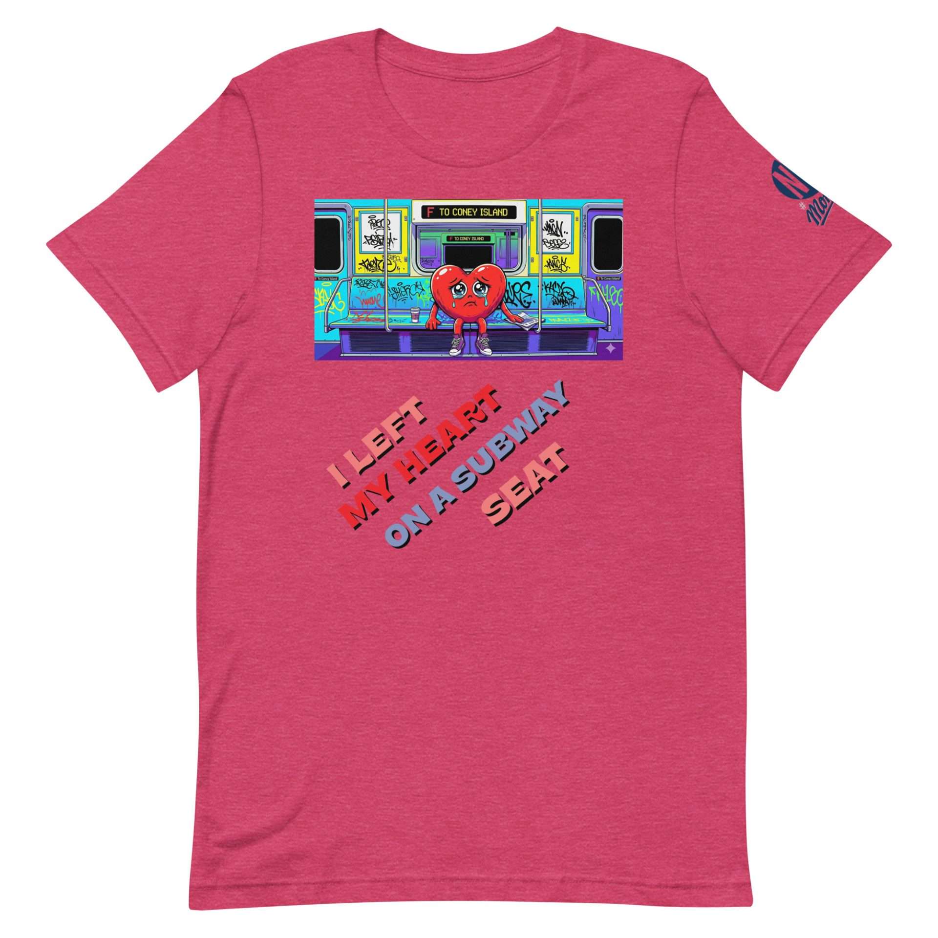 I Left My Heart on a NYC Subway Seat T-Shirt