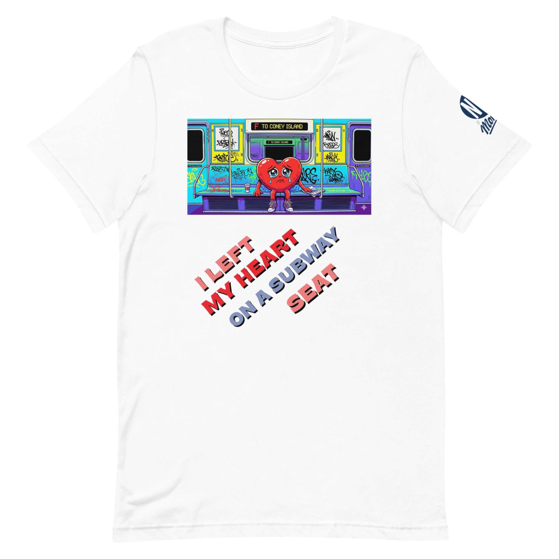 I Left My Heart on a NYC Subway Seat T-Shirt