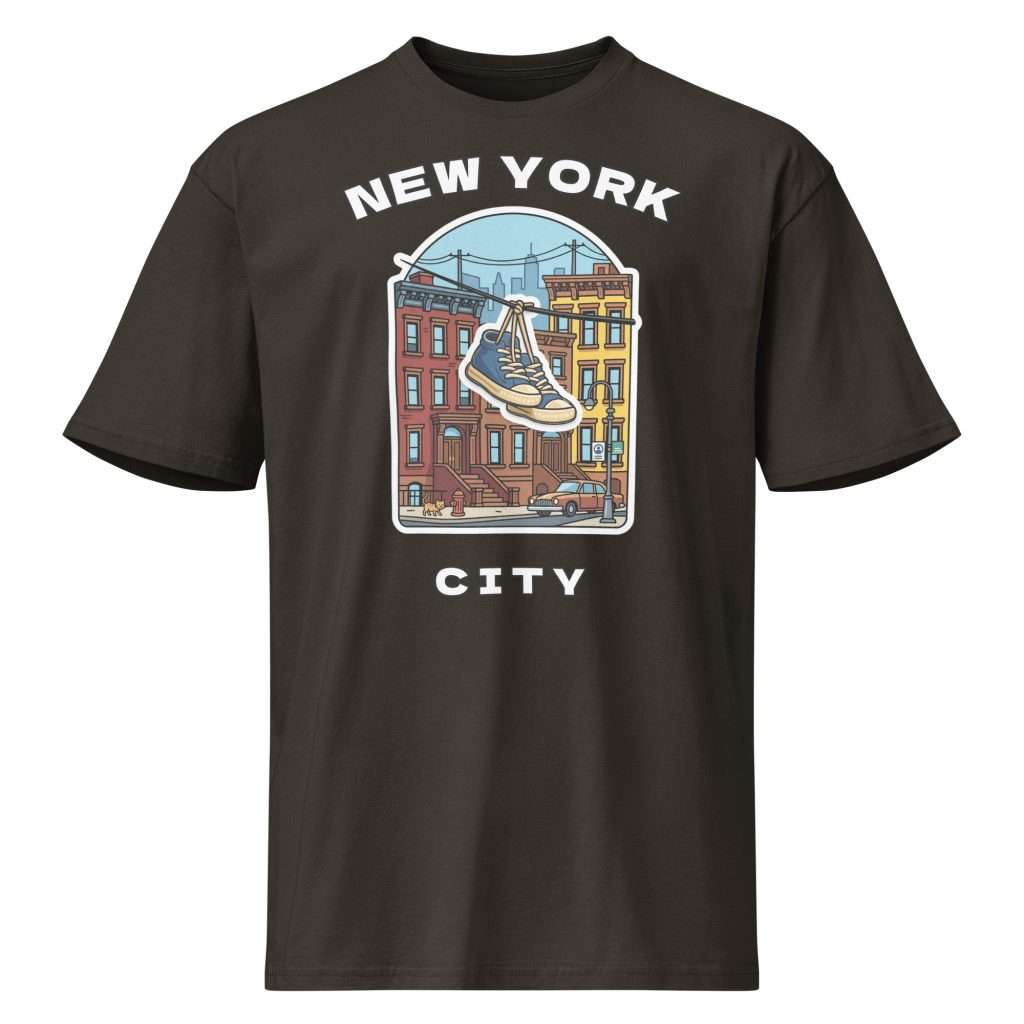 NYC Hanging Shoes T-Shirt
