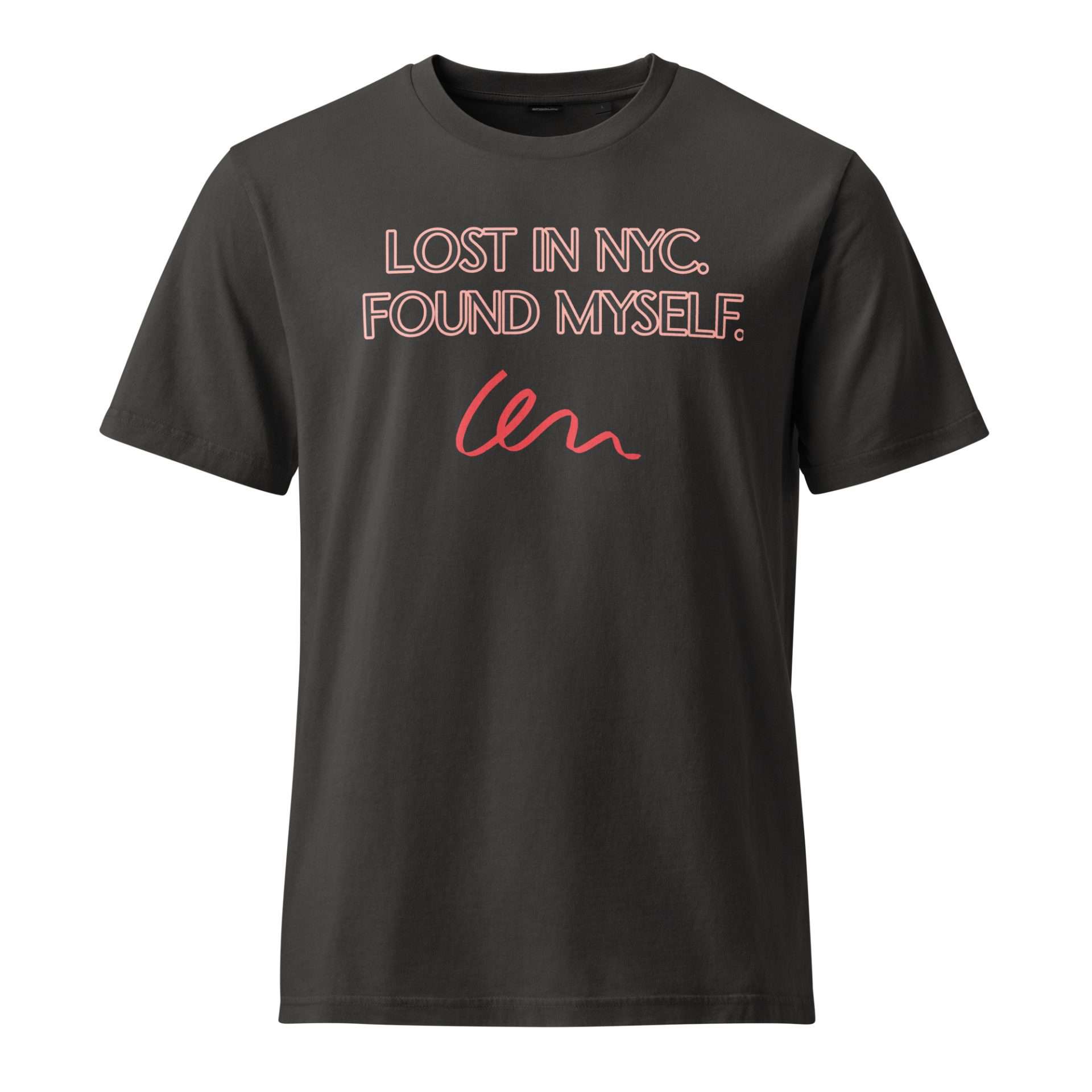 Lost in NYC. Found Myself Garment Dyed Creator 2.0 Vintage T-Shirt - Image 2