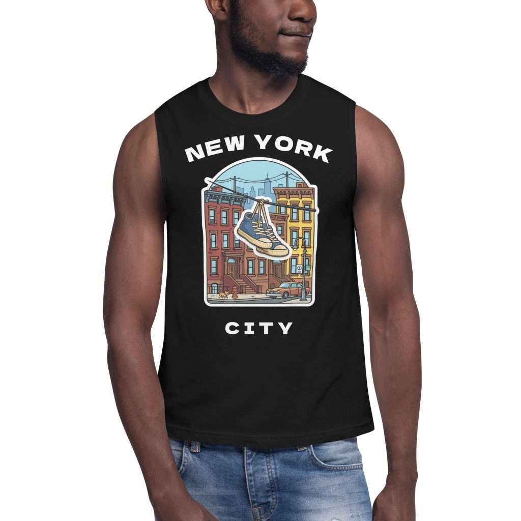 NYC Hanging Shoes Muscle Shirt