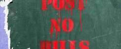 Post no bills sign nyc