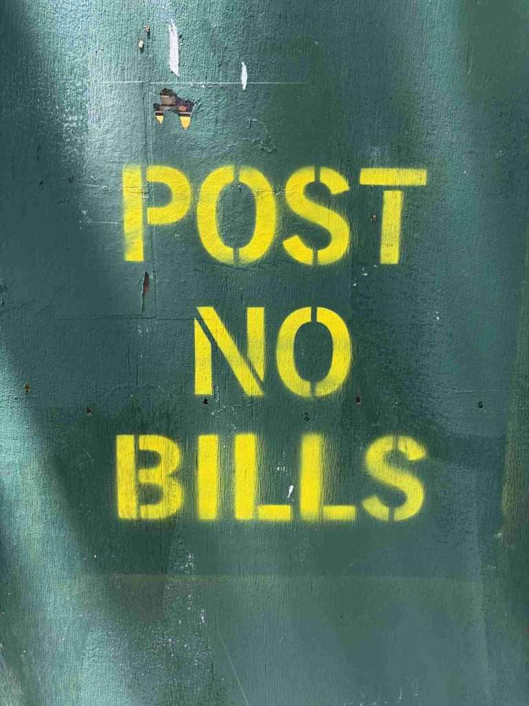 Post no bills sign nyc
